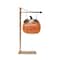 Hello Honey® 38.5" 2-Sided Embossed Metal Pumpkin Sign Décor with Wood Floor Stand